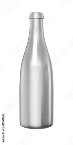 Milk Bottle Packaging  Mockup   for Design Project - Mock Up 3D illustration Isolate on White Background
