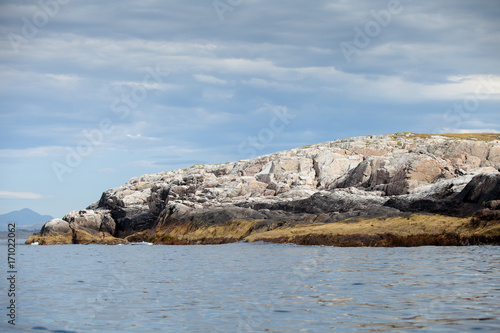 Beautiful view on norwegian fjords