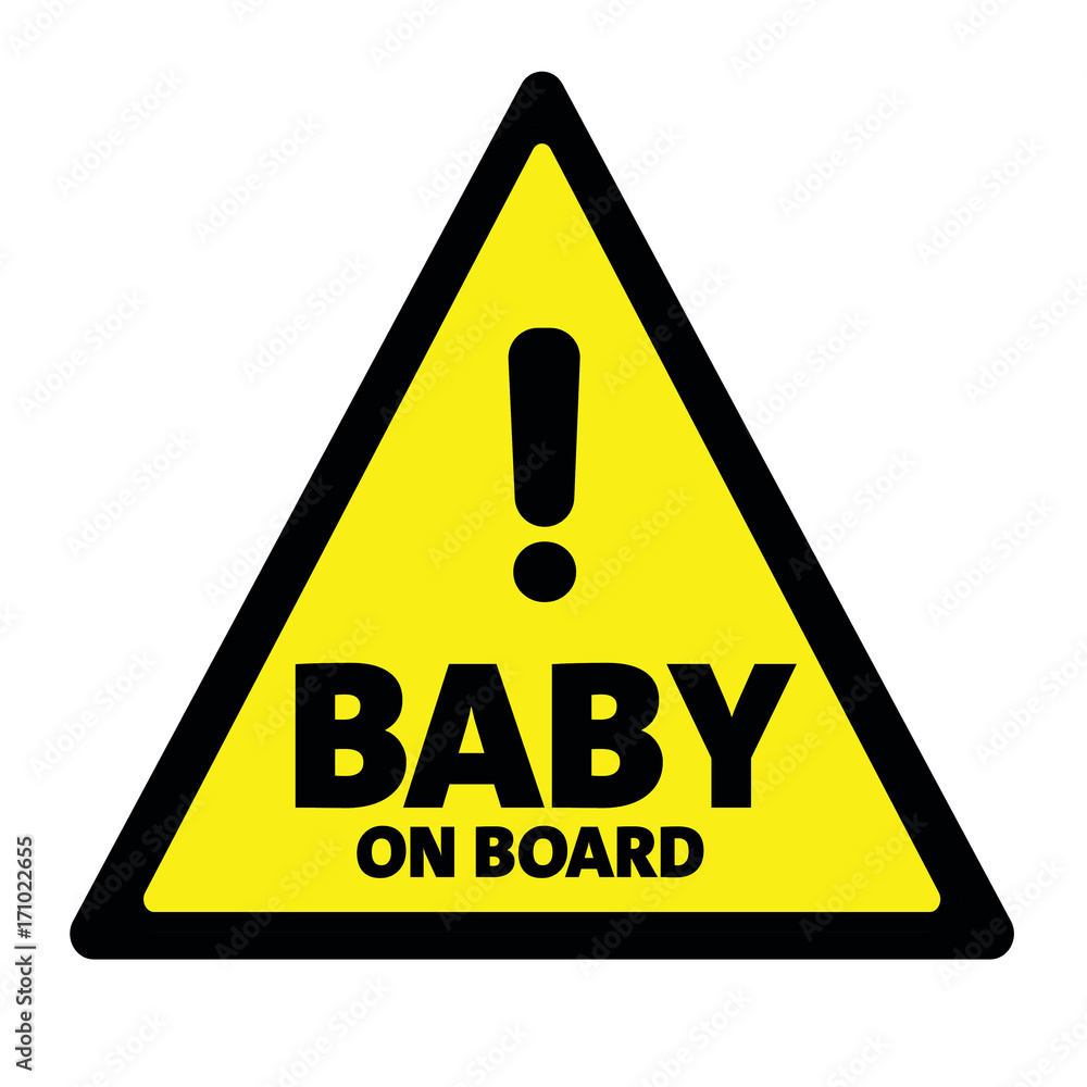 Baby on board signboard 