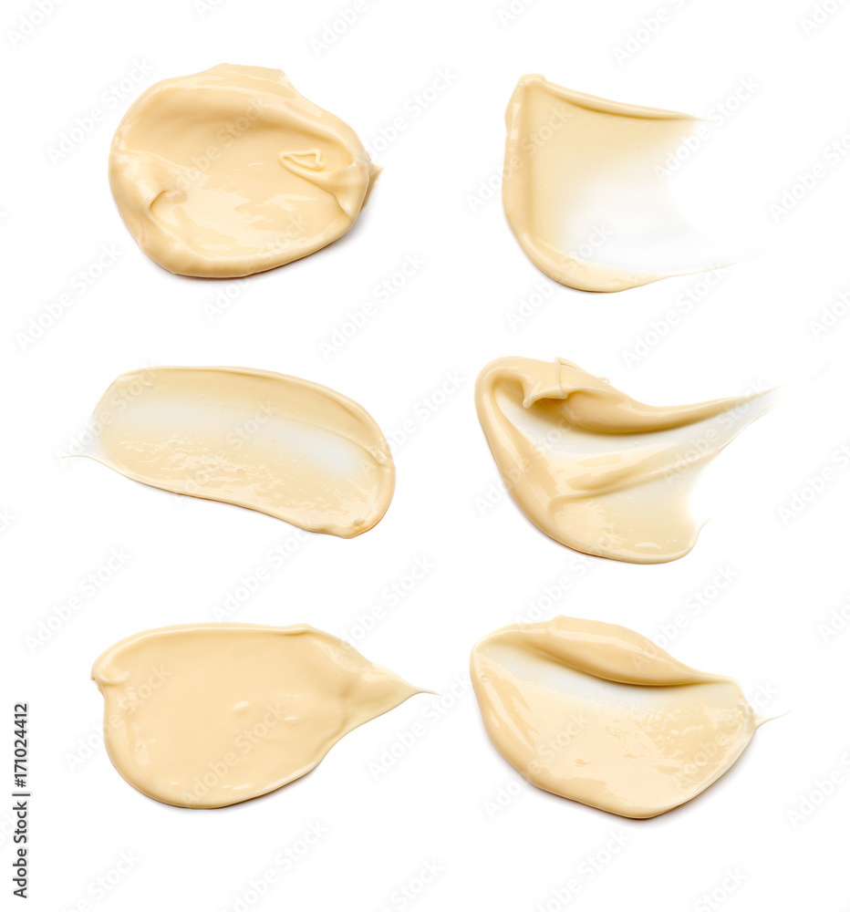 smear paint of cosmetic products smear paint of cosmetic products