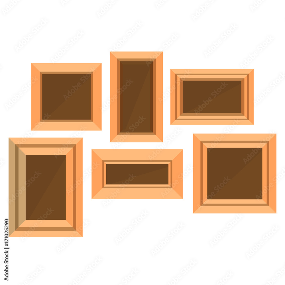 Frame wooden vector picture photo background design empty isolated flat corner gallery border Frame wooden vector picture photo background design empty isolated flat corner gallery border