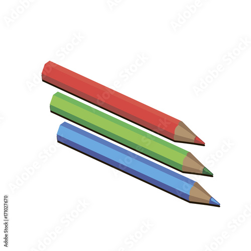 Pencil icon vector illustration isolated design background symbol sign white art