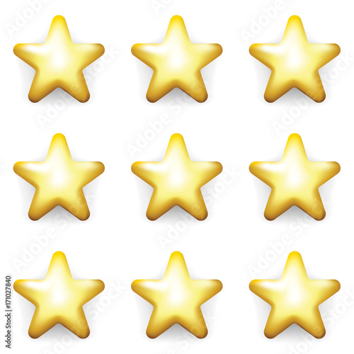 Star vector icon  rank  gold favorite web symbol seamless pattern