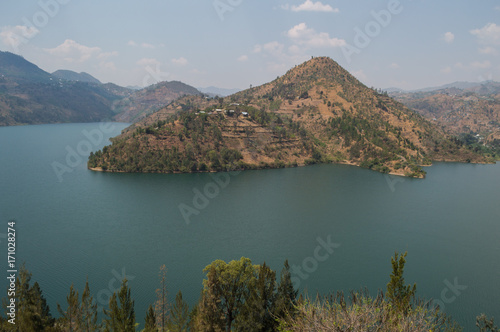 View onto Lake Kivu, Kibuye, Rwanda