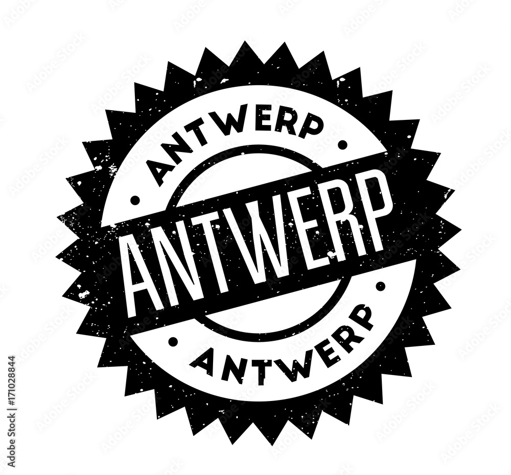 Antwerp rubber stamp. Grunge design with dust scratches. Effects can be easily removed for a clean, crisp look. Color is easily changed. Antwerp rubber stamp. Grunge design with dust scratches. Effects can be easily removed for a clean, crisp look. Color is easily changed.