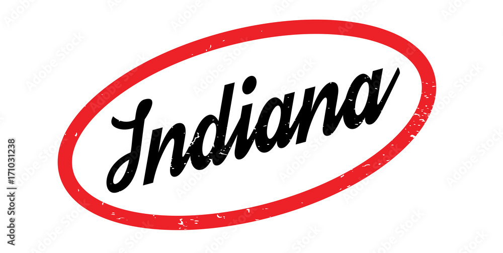 Indiana rubber stamp. Grunge design with dust scratches. Effects can be easily removed for a clean, crisp look. Color is easily changed. Indiana rubber stamp. Grunge design with dust scratches. Effects can be easily removed for a clean, crisp look. Color is easily changed.