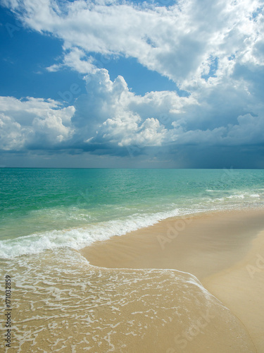 Island beach in indian ocean