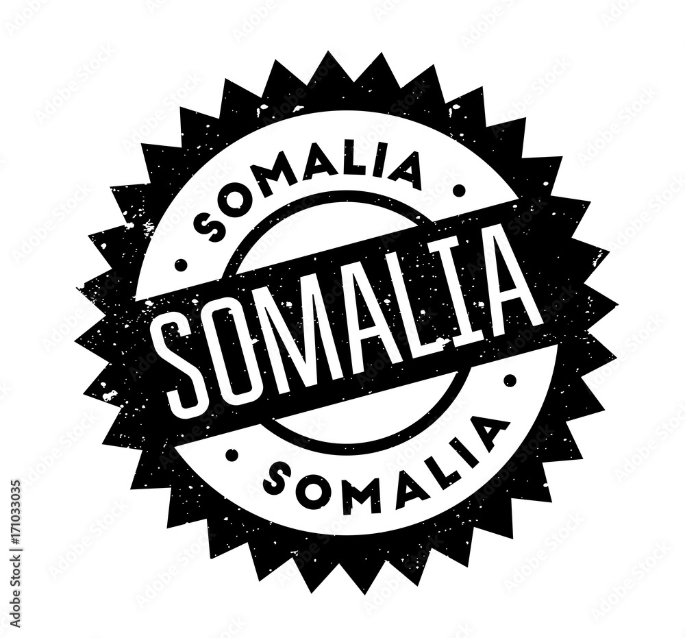 Fototapeta premium Somalia rubber stamp. Grunge design with dust scratches. Effects can be easily removed for a clean, crisp look. Color is easily changed.