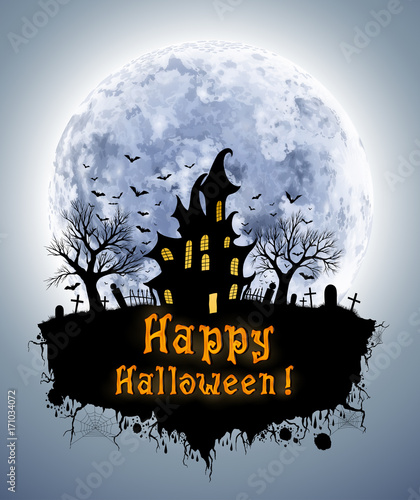 Tablou pe pânză Abstract Halloween Background