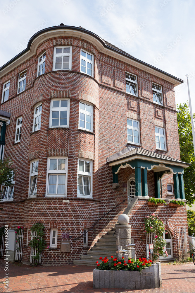 Rathaus in Laboe, an der Kieler Förde in Schleswig-Holstein