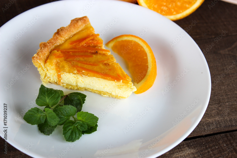 Fototapeta premium orange cake