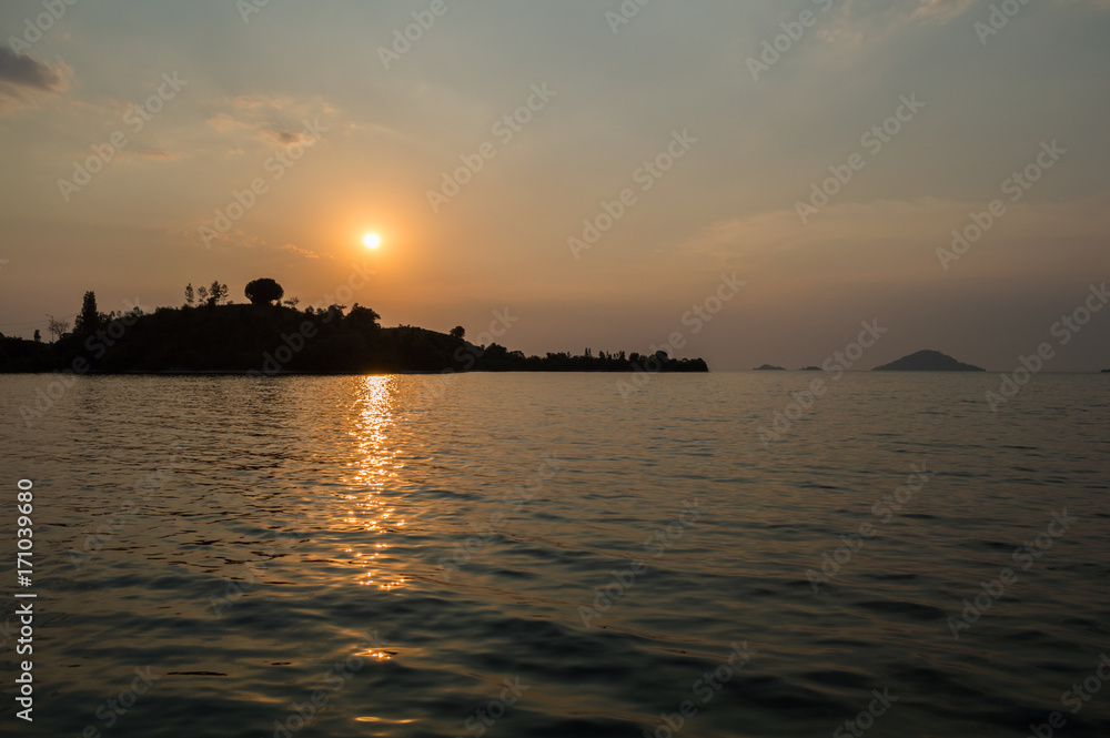 Sunset Boat Ride on Lake Kivu, Kibuye, Rwanda