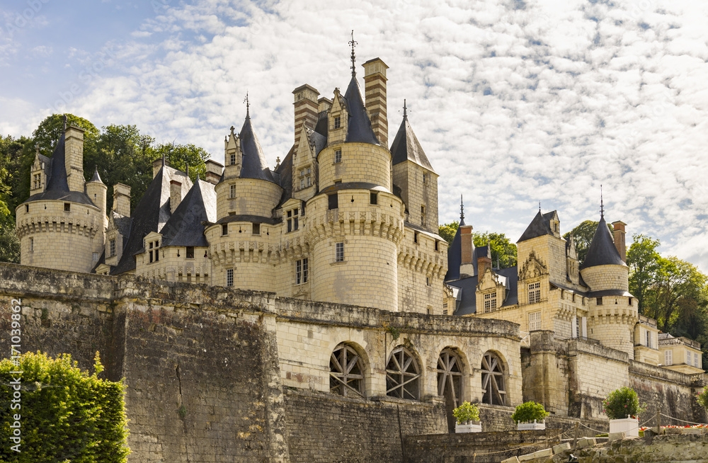 Chateau d'Usse in the Loire region of France
