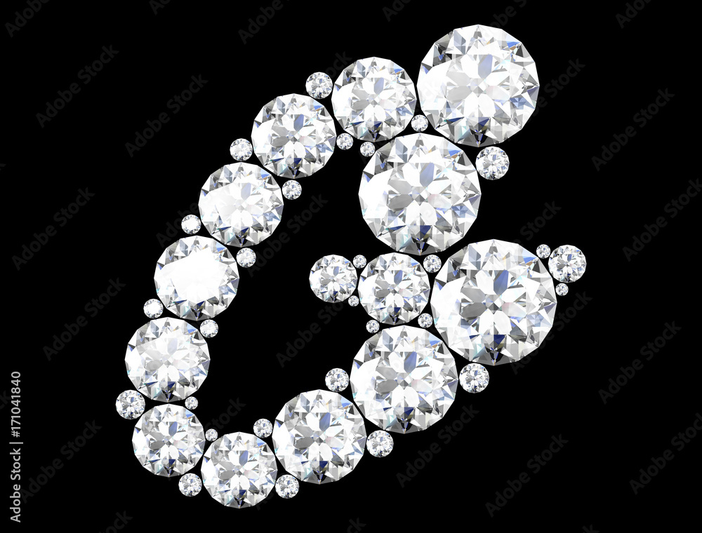 diamond letters with gemstones isolated on black (high resolution 3D image) diamond letters with gemstones isolated on black (high resolution 3D image)