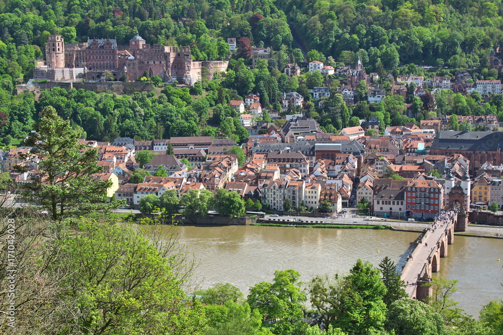 Heidelberg vom Philosophenweg