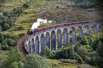 Keuken achterwand Glenfinnanviaduct Spoorbrug van Glenfinnan in Schotland  © evenfh