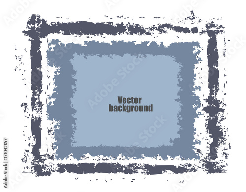 Abstract Grunge Vector Frame Design