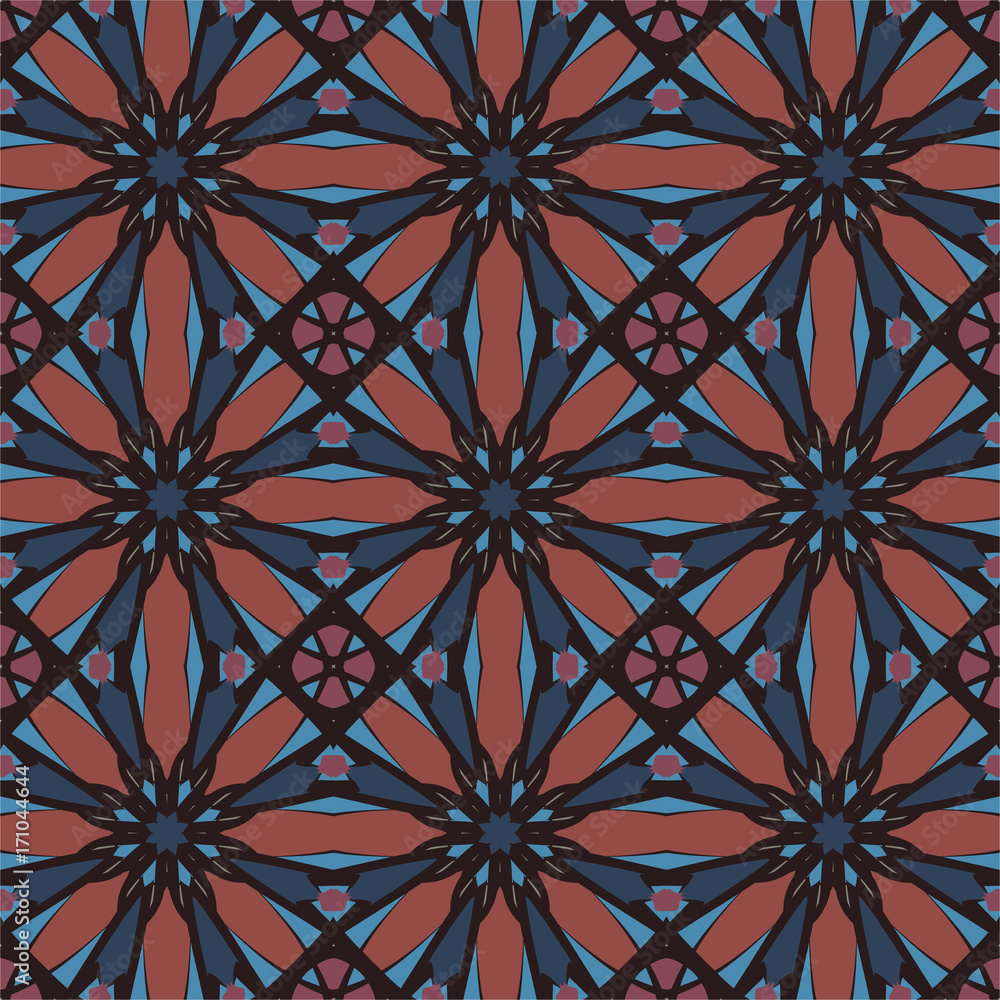Pattern seamless texture vector background abstract geometric design.Modern fabric graphic textile white line backdrop decoration illustration.Print ornament black decor retro tile repeat element art.