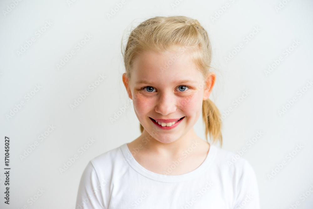 Girl showing emotions Girl showing emotions