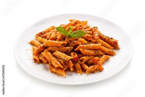 Pasta with tomato sauce 