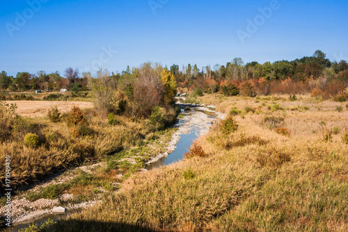 A trail in Valconca, Italy photo