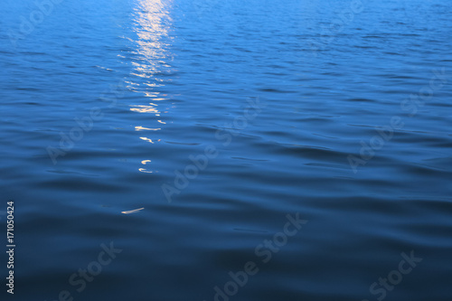 Blue surface water. Sea Water With Ripple. Natural Background Photo Texture.