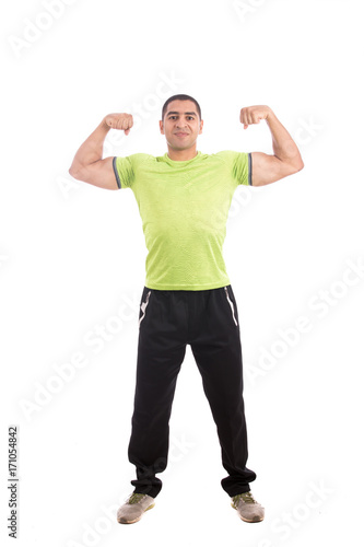 muscular athlete man