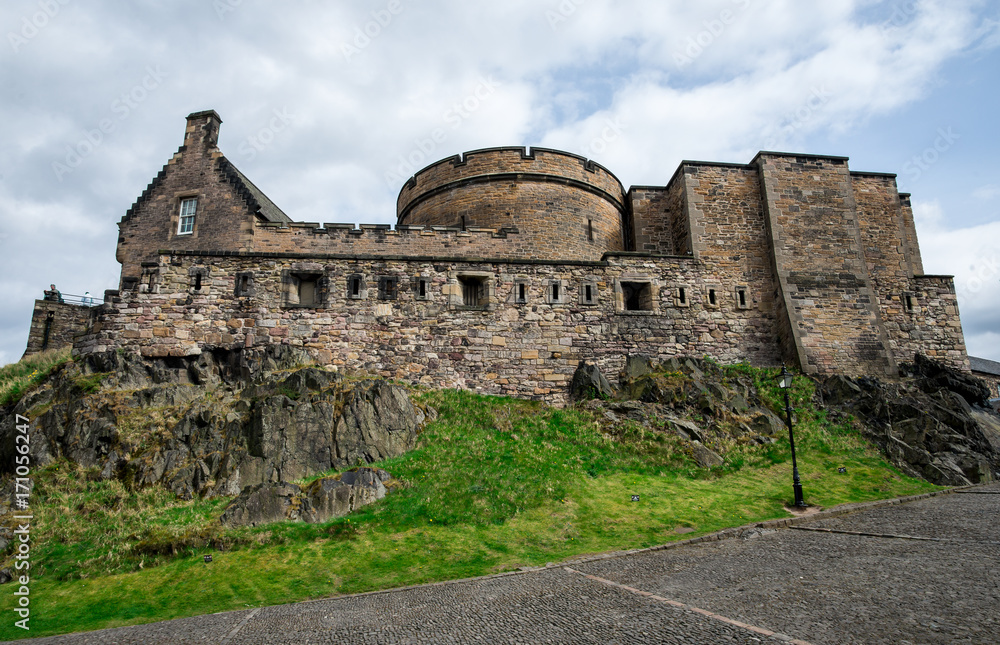 An inner view of Edinburgh Castle