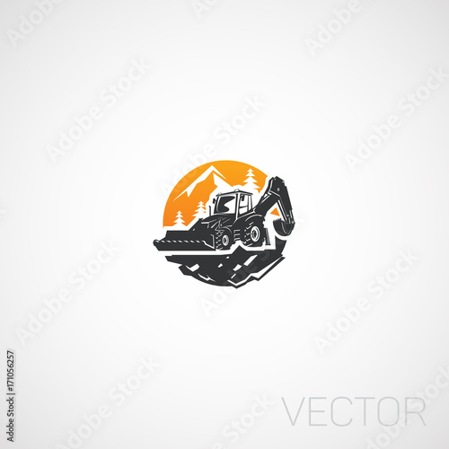 Construction Tractor, emblem.