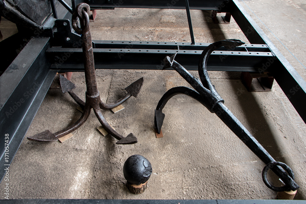 Restoration of old anchors Stock Photo Adobe Stock