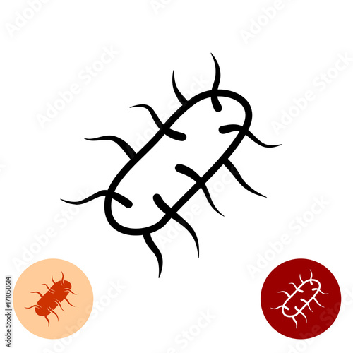 Salmonella black icon