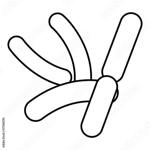 Bacilli icon , outline style