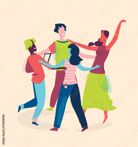 Festeggiamenti tra amici