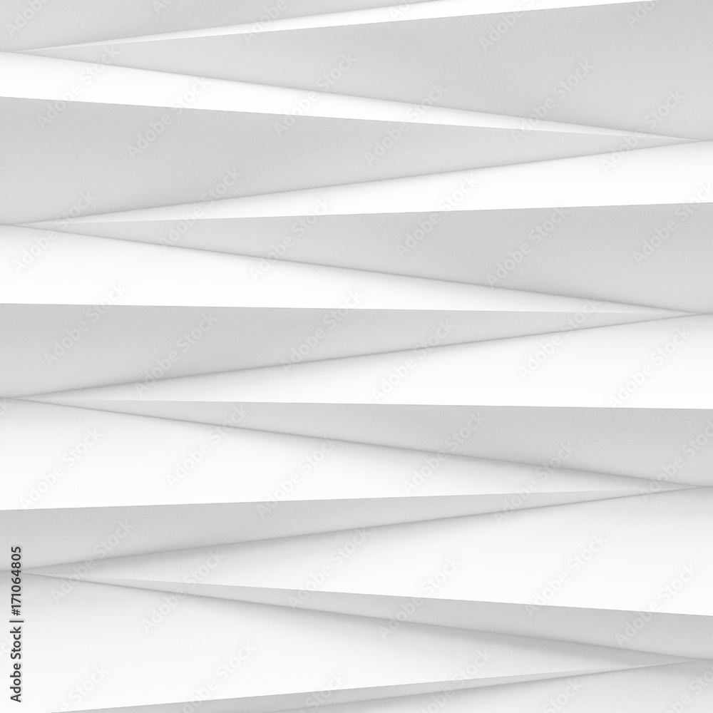 white abstract zig zag background 3d render white abstract zig zag background 3d render