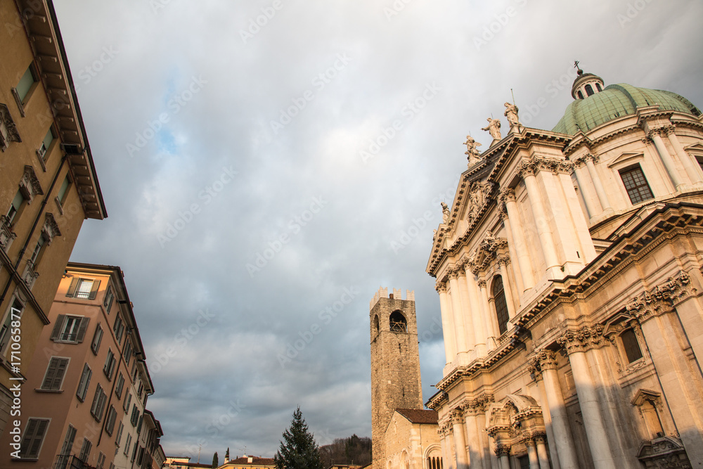 Obraz premium Duomo square, Brescia
