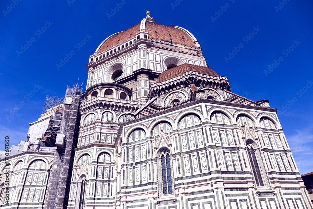 The Cattedrale di Santa Maria del Fiore (Cathedral of Saint Mary of the Flower) in Florence