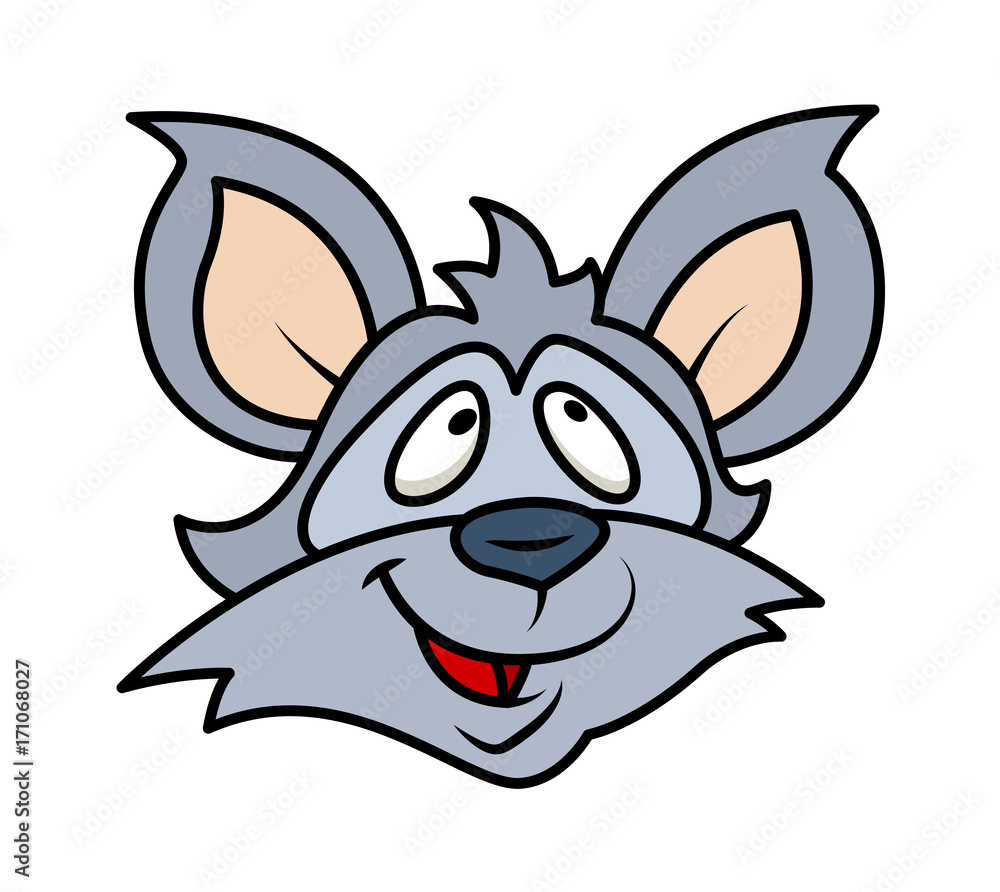 Cute Cartoon Raccoon Face Expression Stock Vector | Adobe Stock