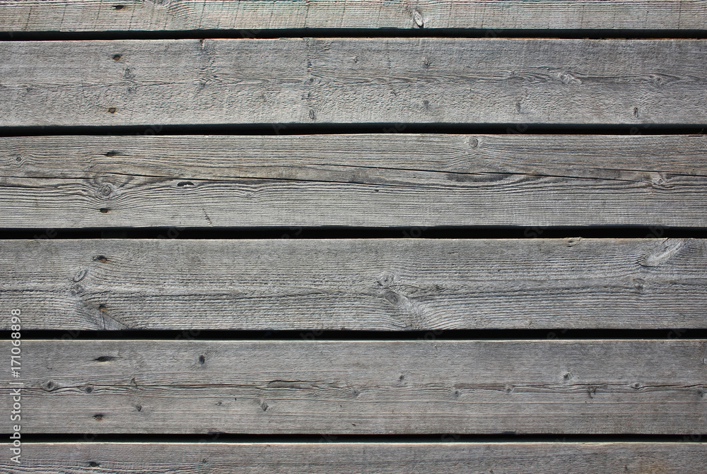 Old gray Wooden board horizontal texture background Old gray Wooden board horizontal texture background