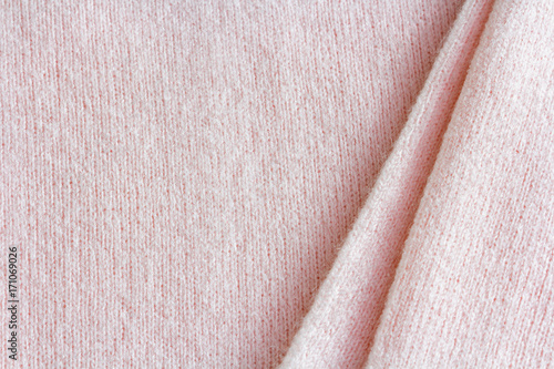 simple pink knitted cashmere fabric texture