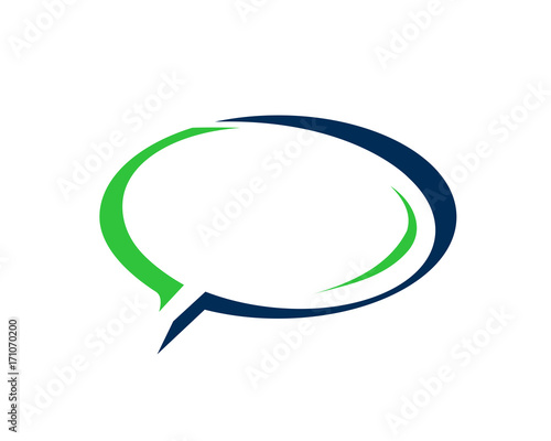 elegant speech bubble, speech bubble icon, illustration design, isolated on white background 