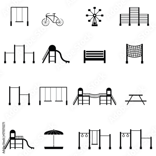 playground icon set