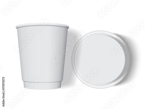 Plastic cup for your design and logo