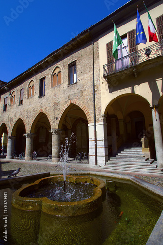 Palazzo Broletto in Piazza Broletto a Lodi Lombardia Italia Europa Italy