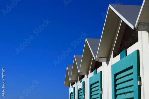 Cabine spogliaoi al mare  photo