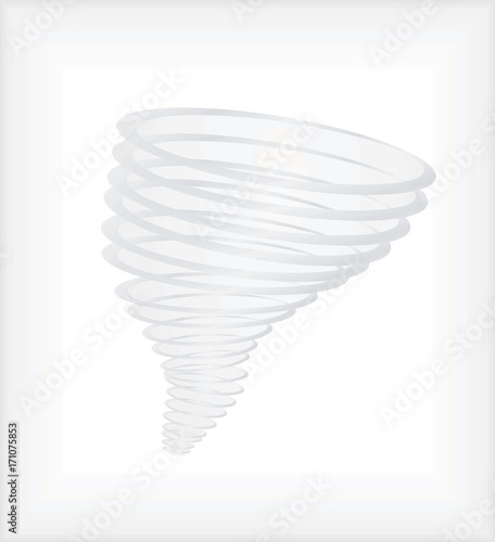 Hurricane or tornado swirl. vector illustration