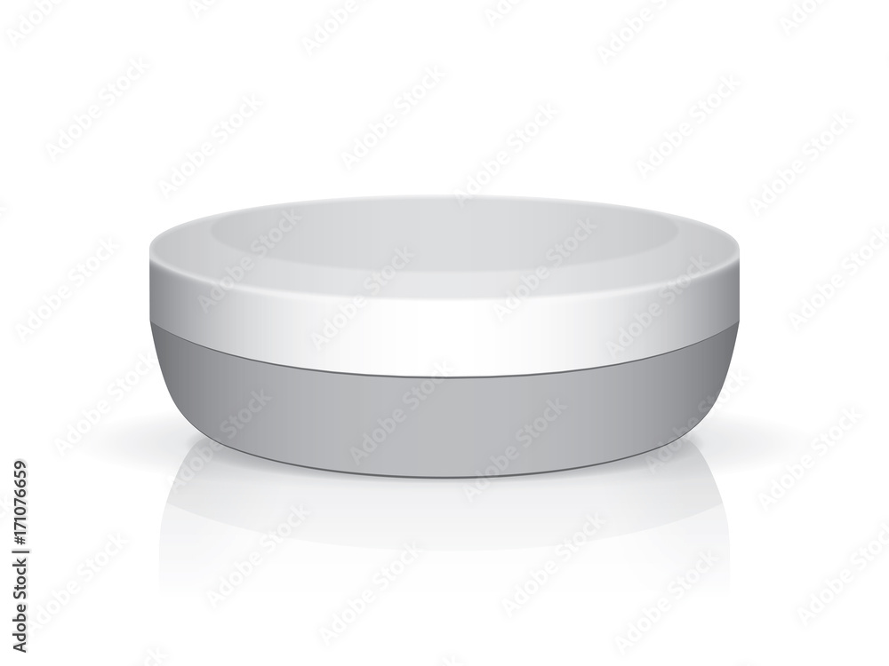 A jar of cream for your design and logo. It's easy to change colors. Mock Up. Vector EPS 10 A jar of cream for your design and logo. It's easy to change colors. Mock Up. Vector EPS 10