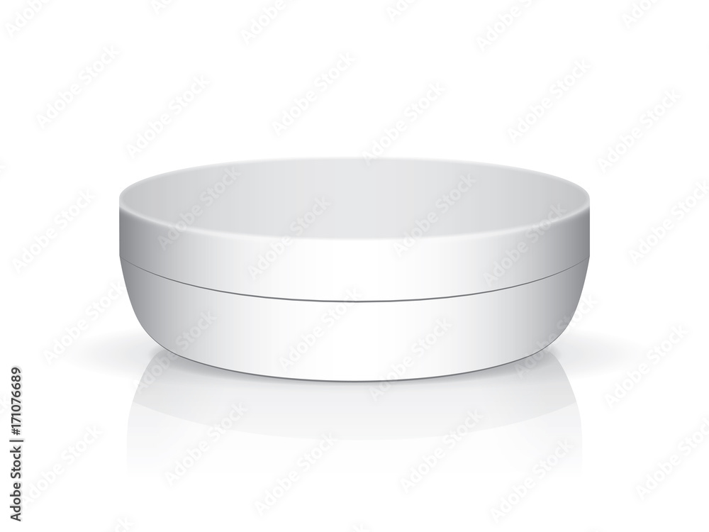 A jar of cream for your design and logo. It's easy to change colors. Mock Up. Vector A jar of cream for your design and logo. It's easy to change colors. Mock Up. Vector