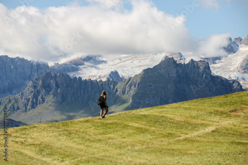 Hiking on Dolomites © laudibi