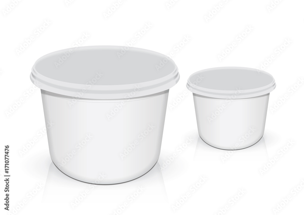 White plastic cup White plastic cup
