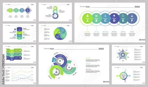 Ten Marketing Slide Templates Set